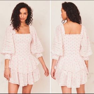 LOVESHACKFANCY raelynn mini dress